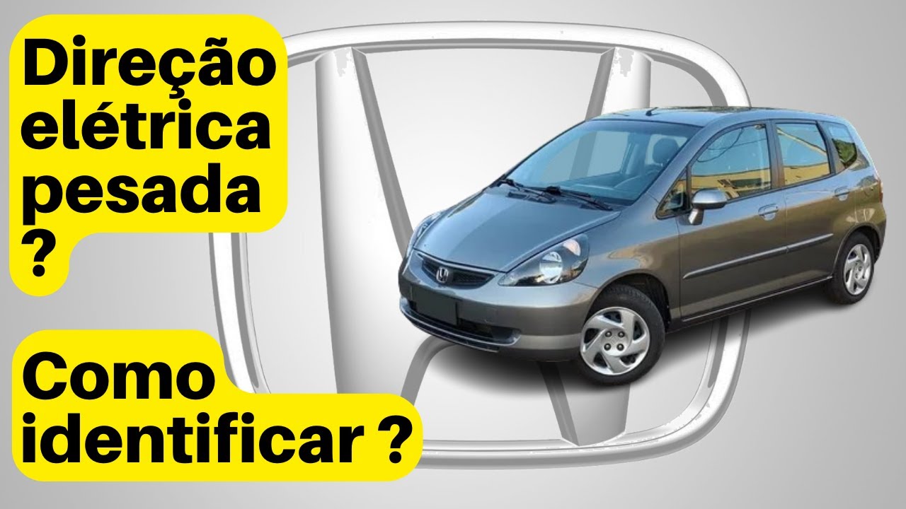 Direção elétrica pesada ? Como descobrir problema na direção do Honda Fit