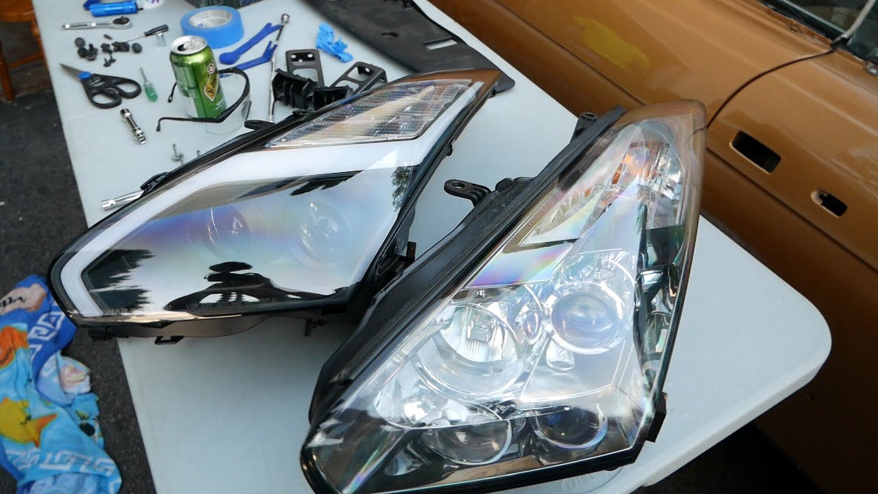 Installing Aftermarket Headlights On A 2013 Nissan GT-R