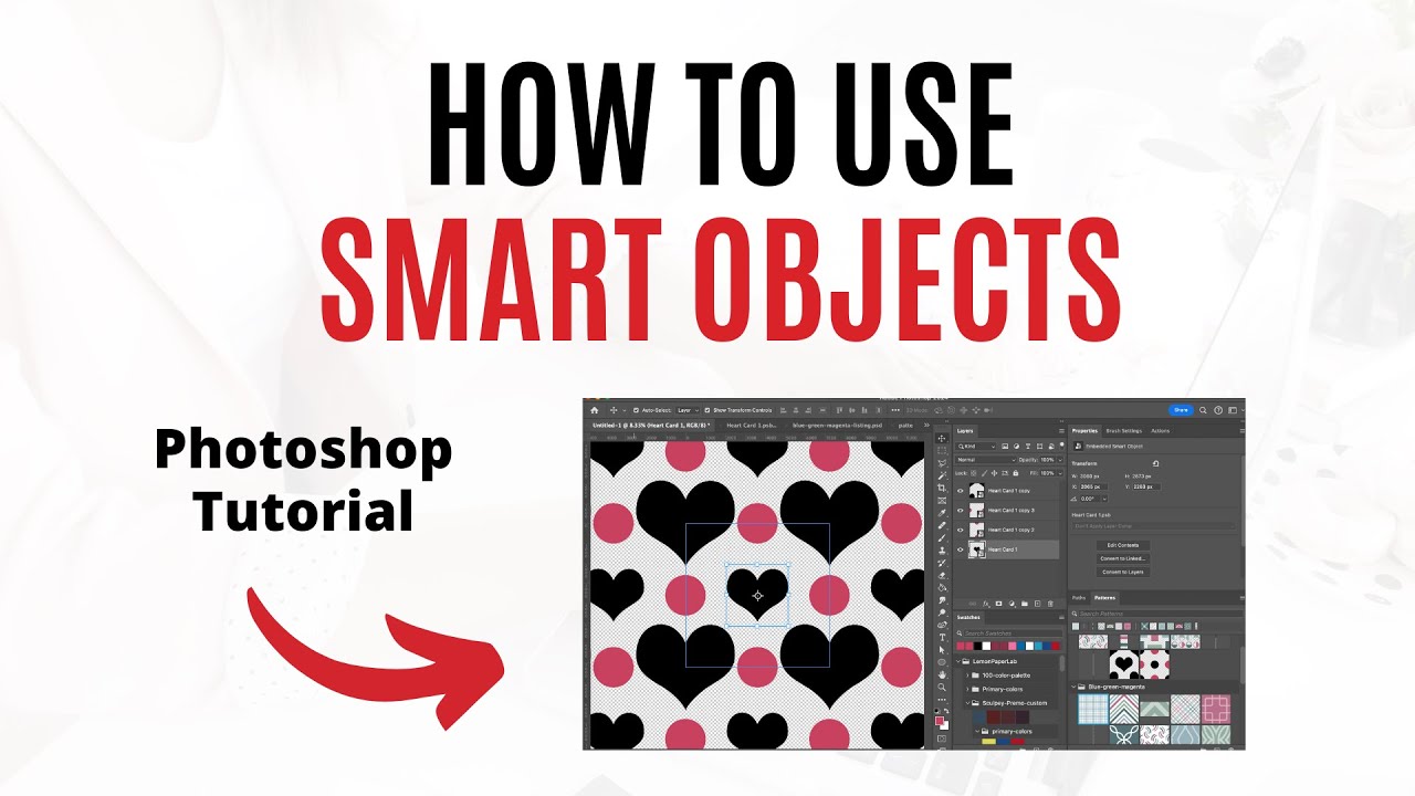 Урок по созданию смарт-объектов в Photoshop