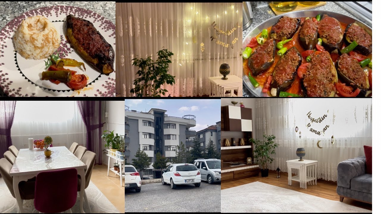KARNI YARIK TARİFİ🍆  İLK SAHUR ✨LETLERİMİZİ YAKTIK DIŞARDA İŞLER 