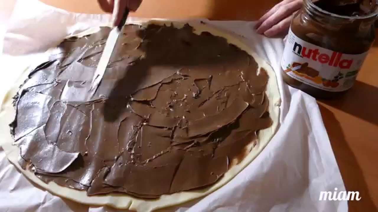 &Eacute;toile feuillet&eacute;e au nutella