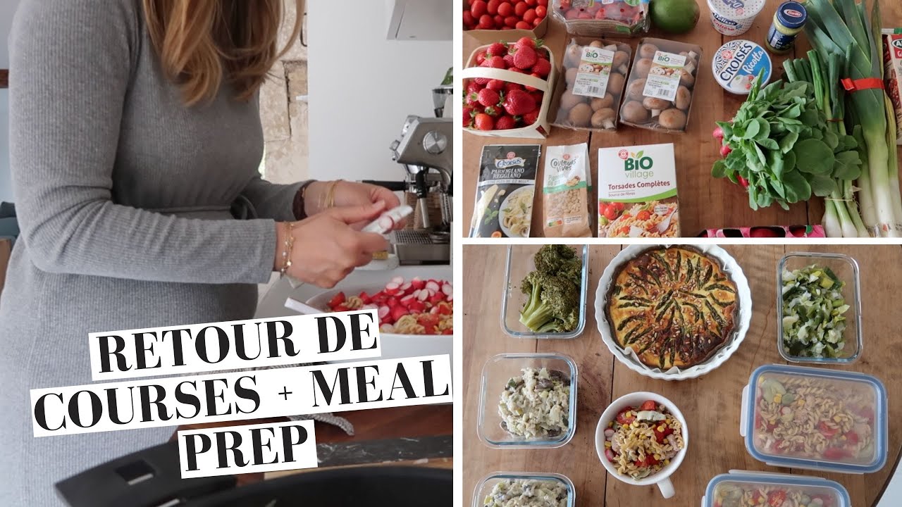 🛒Retour de courses + MEAL PREP ! | tribulationsdanais