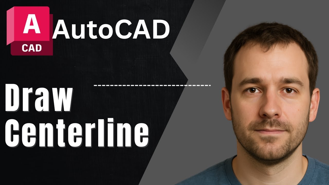 AutoCAD: Как нарисовать осевую линию (учебное пособие 2025 г.)