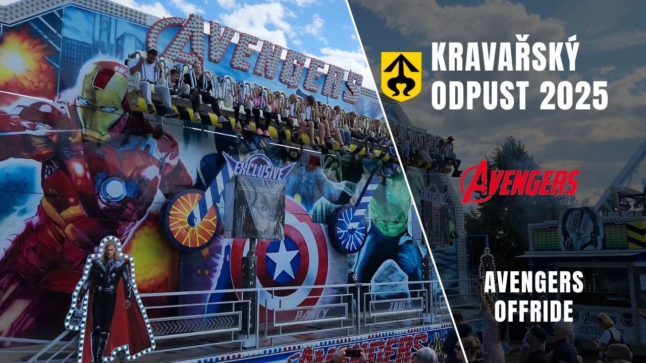 Atrakce Avengers Offride | Kravařsk&yacute; odpust 2025