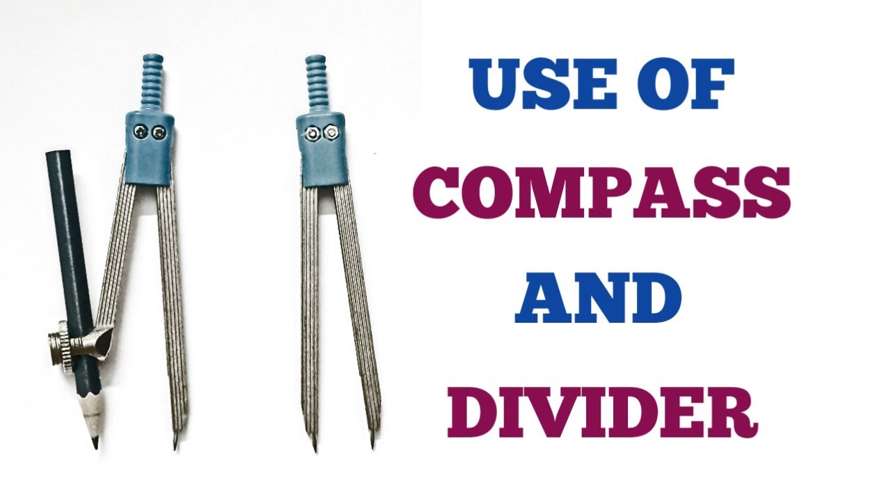 HOW TO USE COMPASS AND DIVIDER // USE OF COMPASS AND DIVIDER IN DRAWING