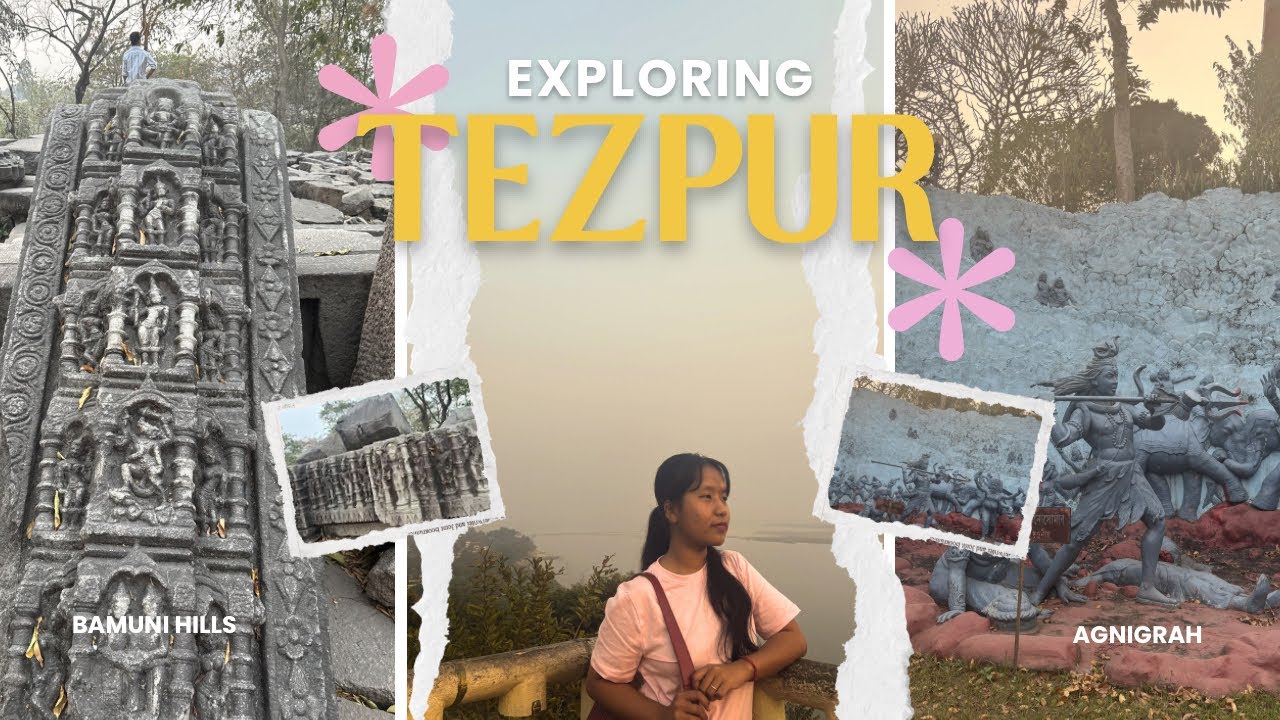 TEZPUR DIARIES  PART -1💌:Visiting Agnigrah 🦚and Bamuni hills 🪷✨ #explorepage #viral #nursingstudent 