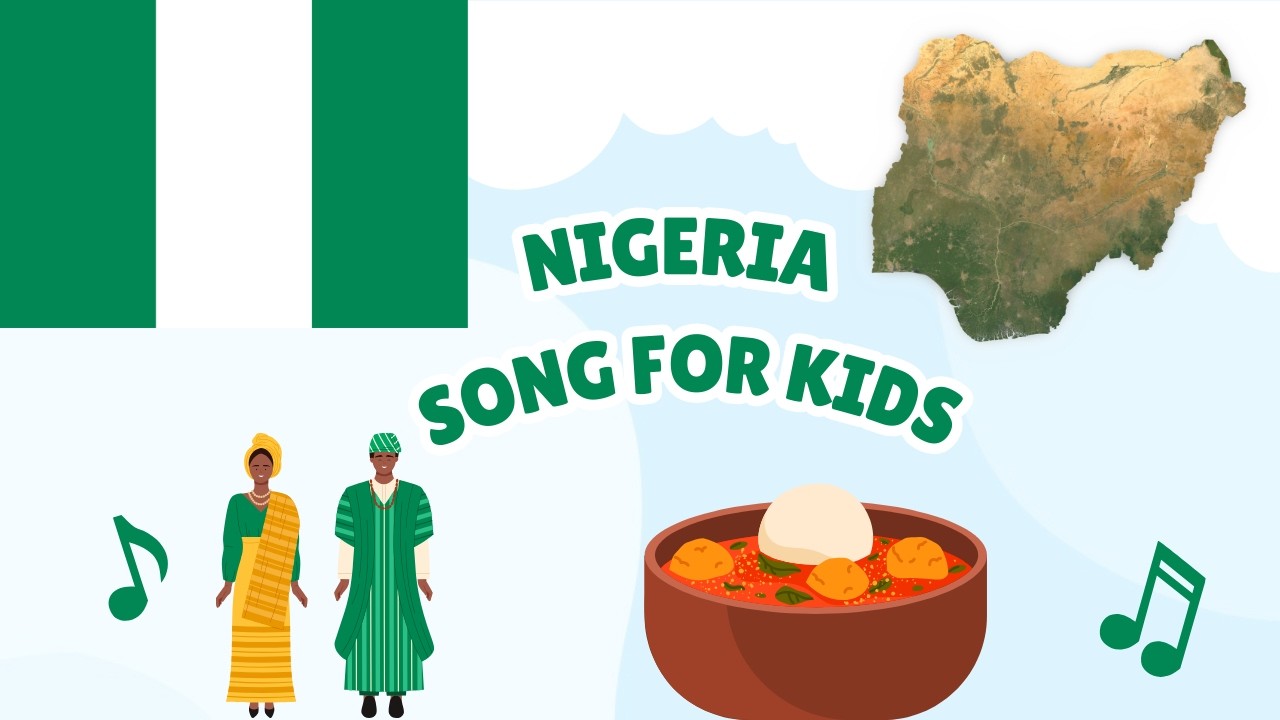 Nigeria Song for Kids | Learn About Nigeria | Africa Geography