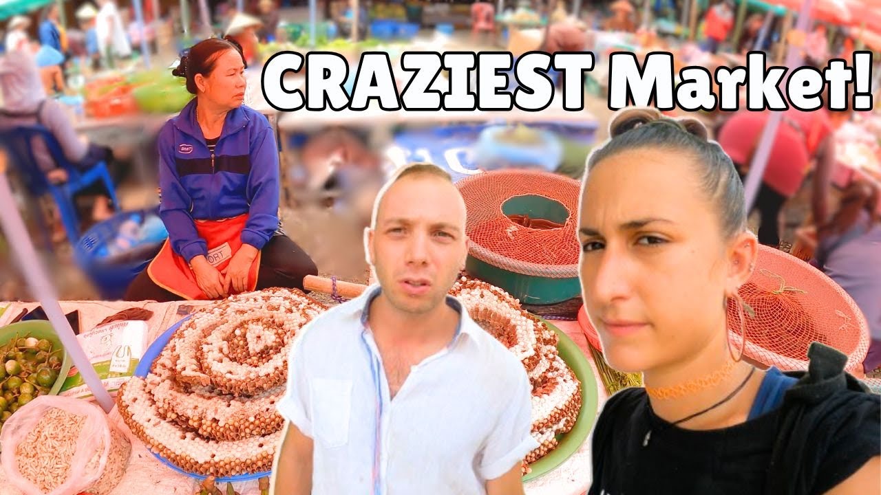INSIDE the CRAZIEST Market in Laos! (Strangest Animals & More)