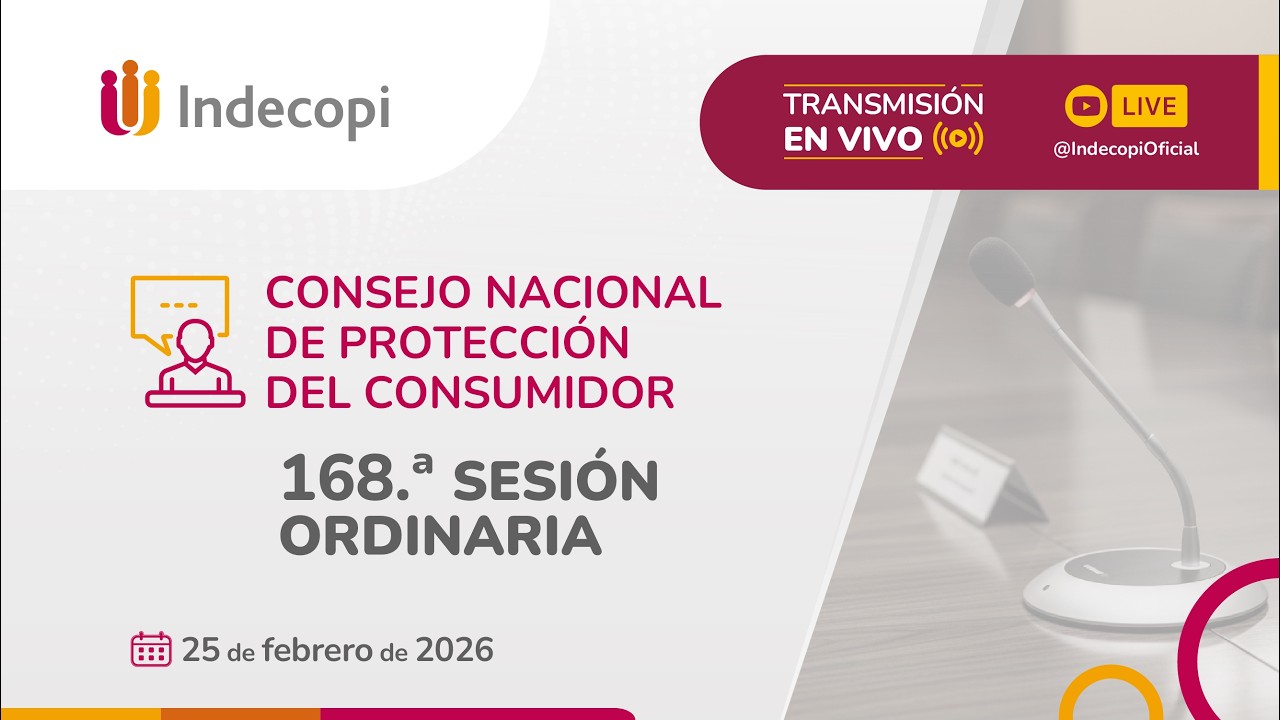 168.ª Sesión Ordinaria del Consejo Nacional de Protección del Consumidor