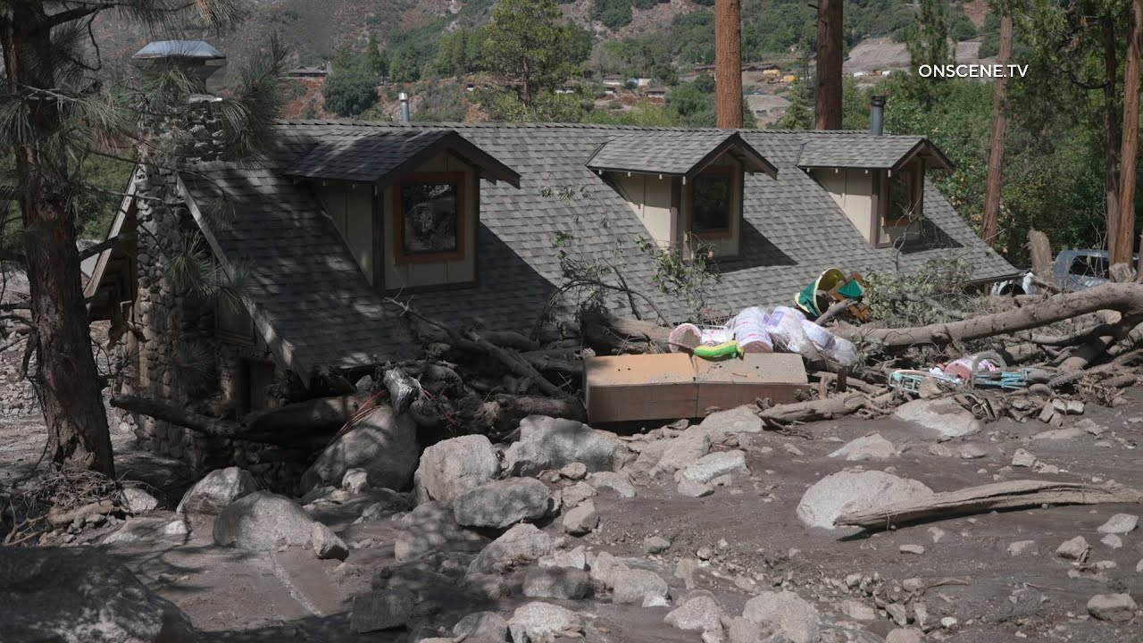 Multiple Homes Destroyed In Catastrophic Mudslide, Clean Up Operation In Play