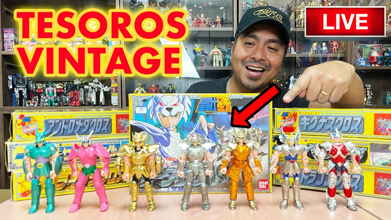 🟢  MIRA AHORA❗FIGURAS VINTAGE SAINT SEIYA ( 🎁 UNBOXING EN VIVO DESDE JAPON CON JAPAN GEEK)