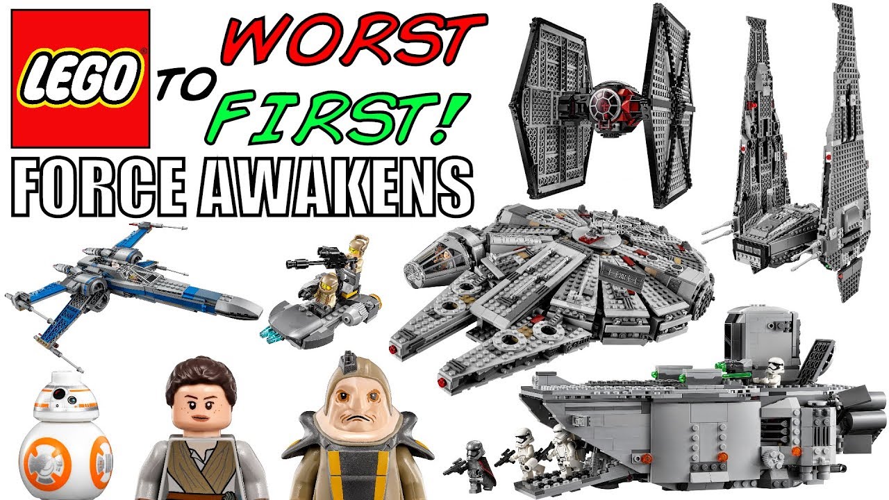 LEGO Worst To First | ALL LEGO Star Wars The Force Awakens Sets!