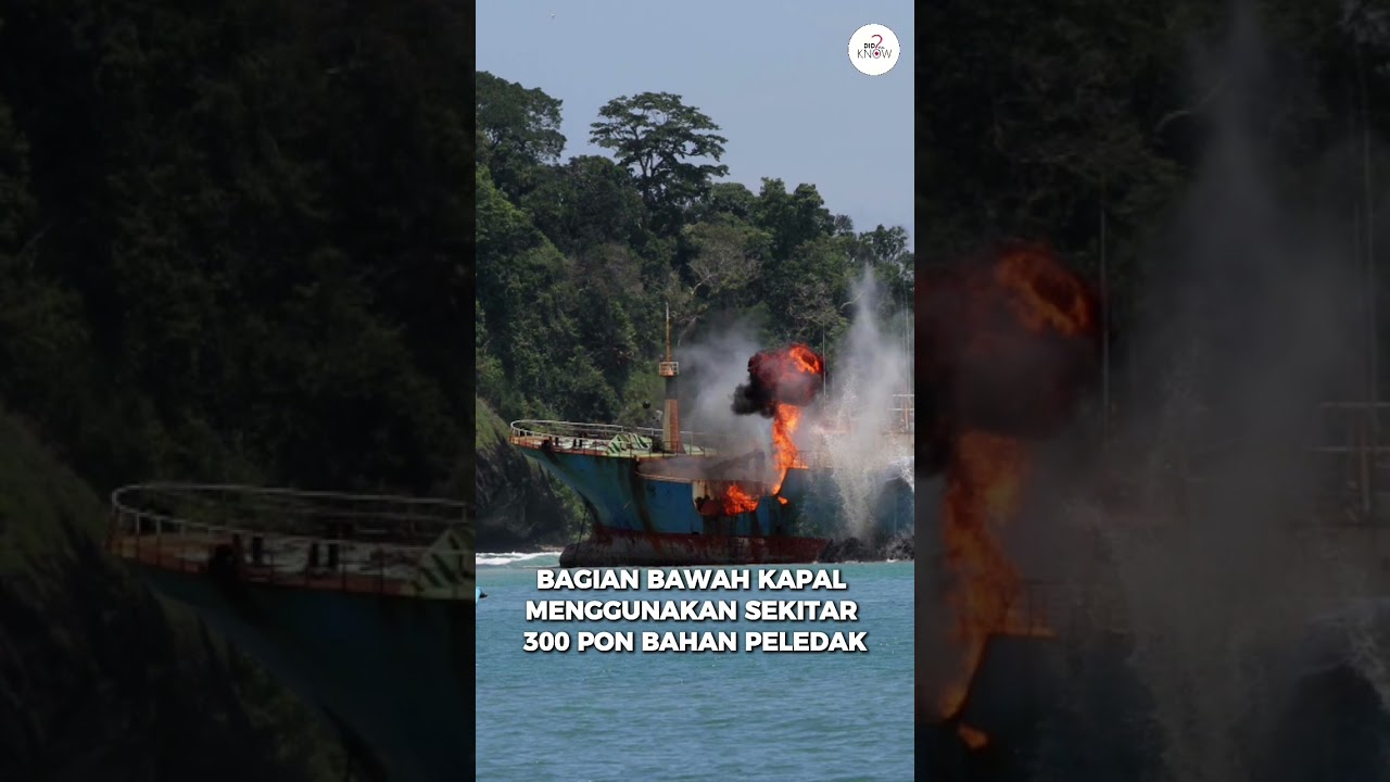 PENYEBAB KAPAL FV VIKING NORWEGIA DI BOM BU SUSI #kapal #pangandaran #FVviking #shorts