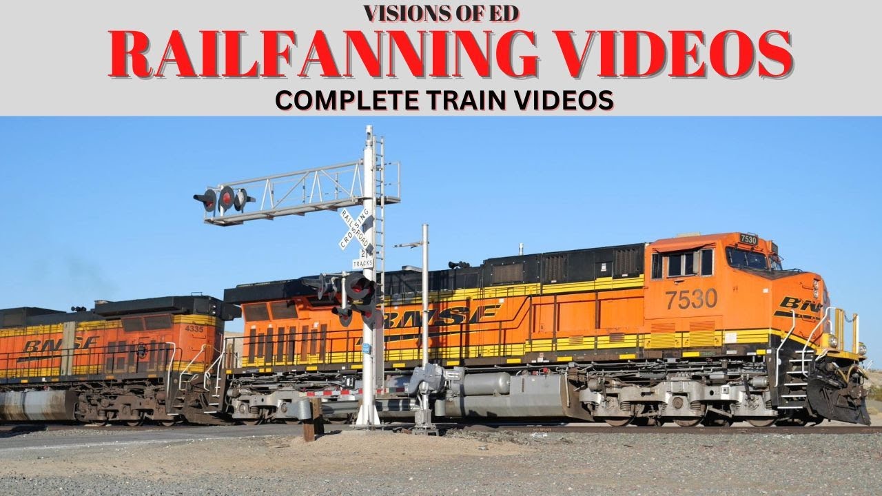 Railfanning Videos 2024 BNSF Stack Trains Part 3