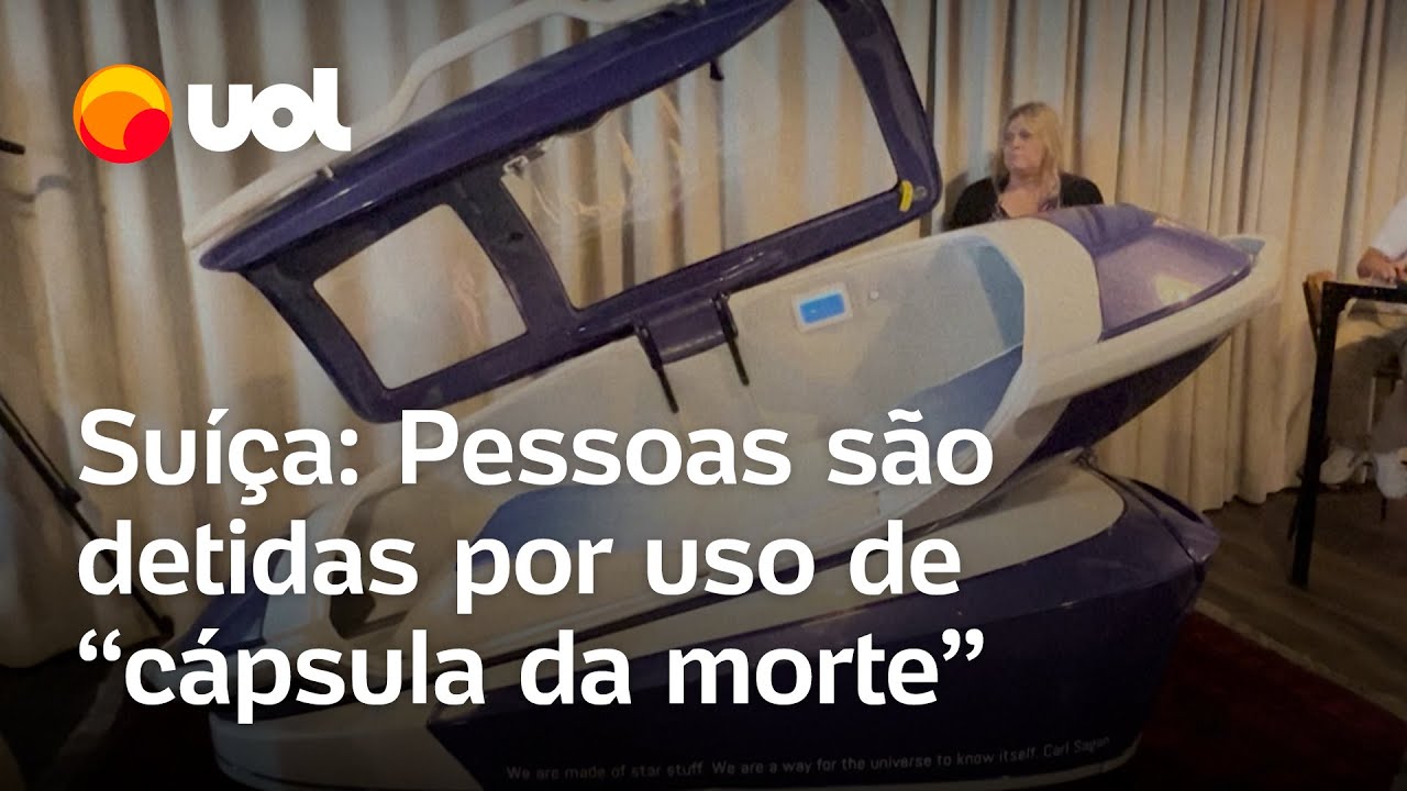 'C&aacute;psula da morte': Pessoas s&atilde;o detidas na Su&iacute;&ccedil;a por uso de c&acirc;mara que ajuda suic&iacute;dio