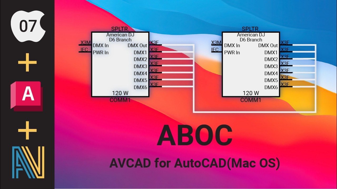 AVCAD - AVCAD for AutoCAD(Mac OS) -  ABOC(Advanced Bunch Of Cables)
