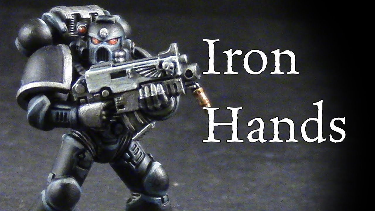 How to paint Iron Hands Space Marines