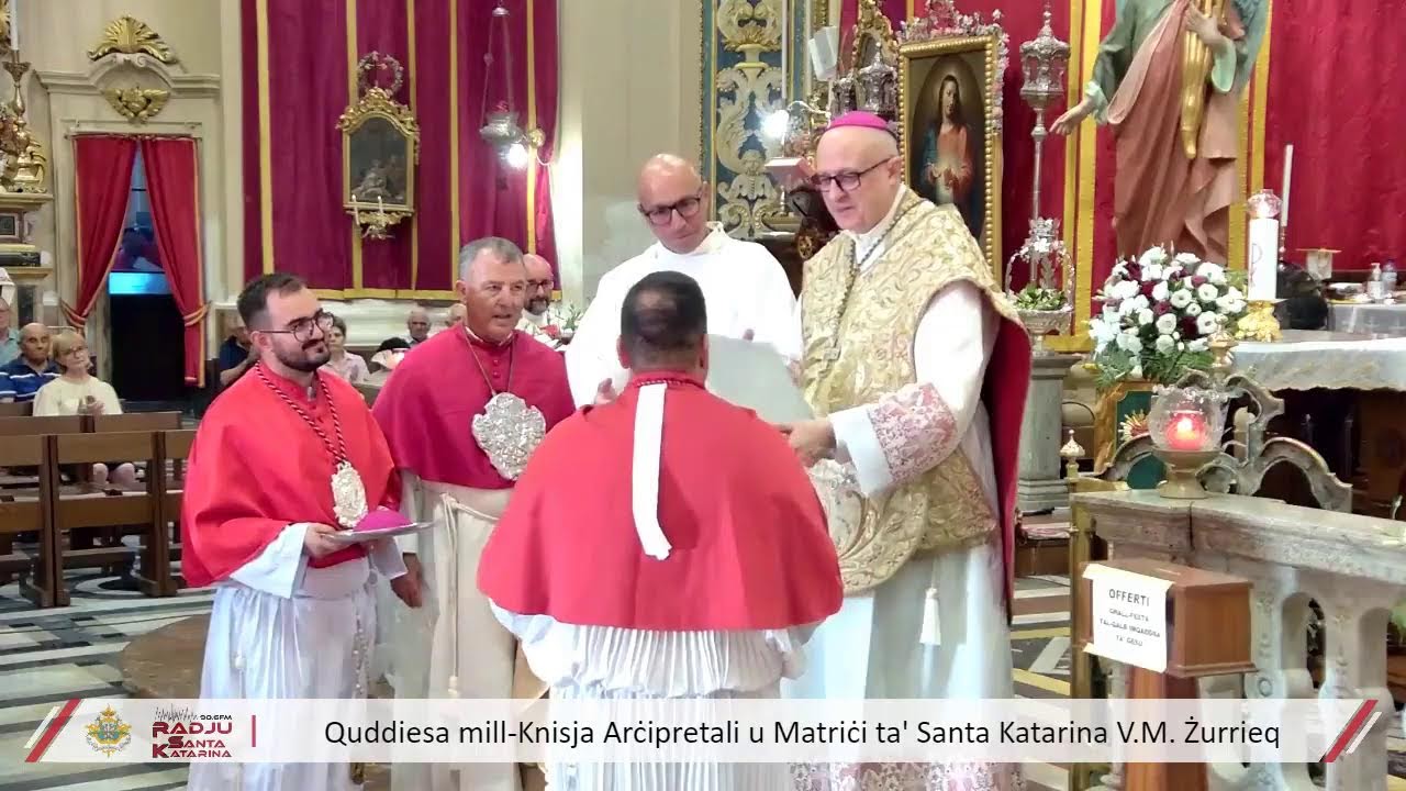 Quddiesa Live mill-Parroċċa ta’ Santa Katarina V.M. Żurrieq  27 ta’ Ġunju 2025