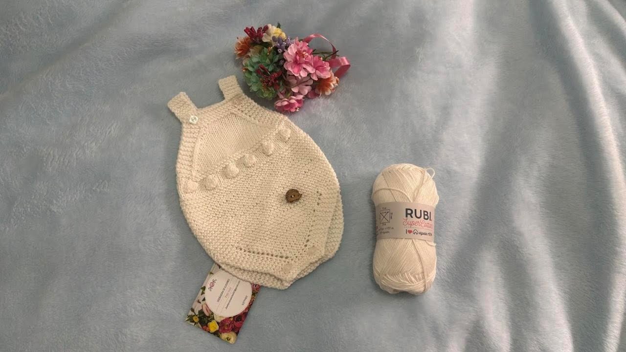 PASO A PASO Como hacer PELELE BEBE 0 a 3 meses muy FACIL