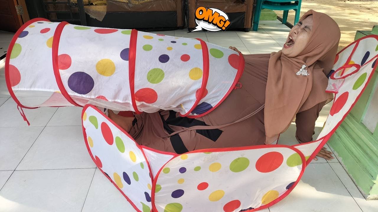 Drama Lucu 😂😍 Ibu Hamil Melahirkan Pakai Trowongan Polkadot