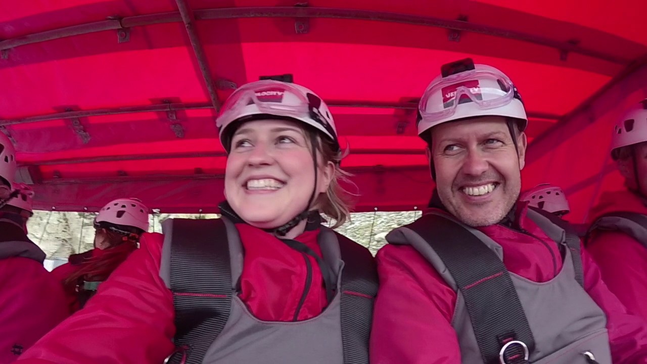 World's fastest zip line - Velocity at ZipWorld, Wales
