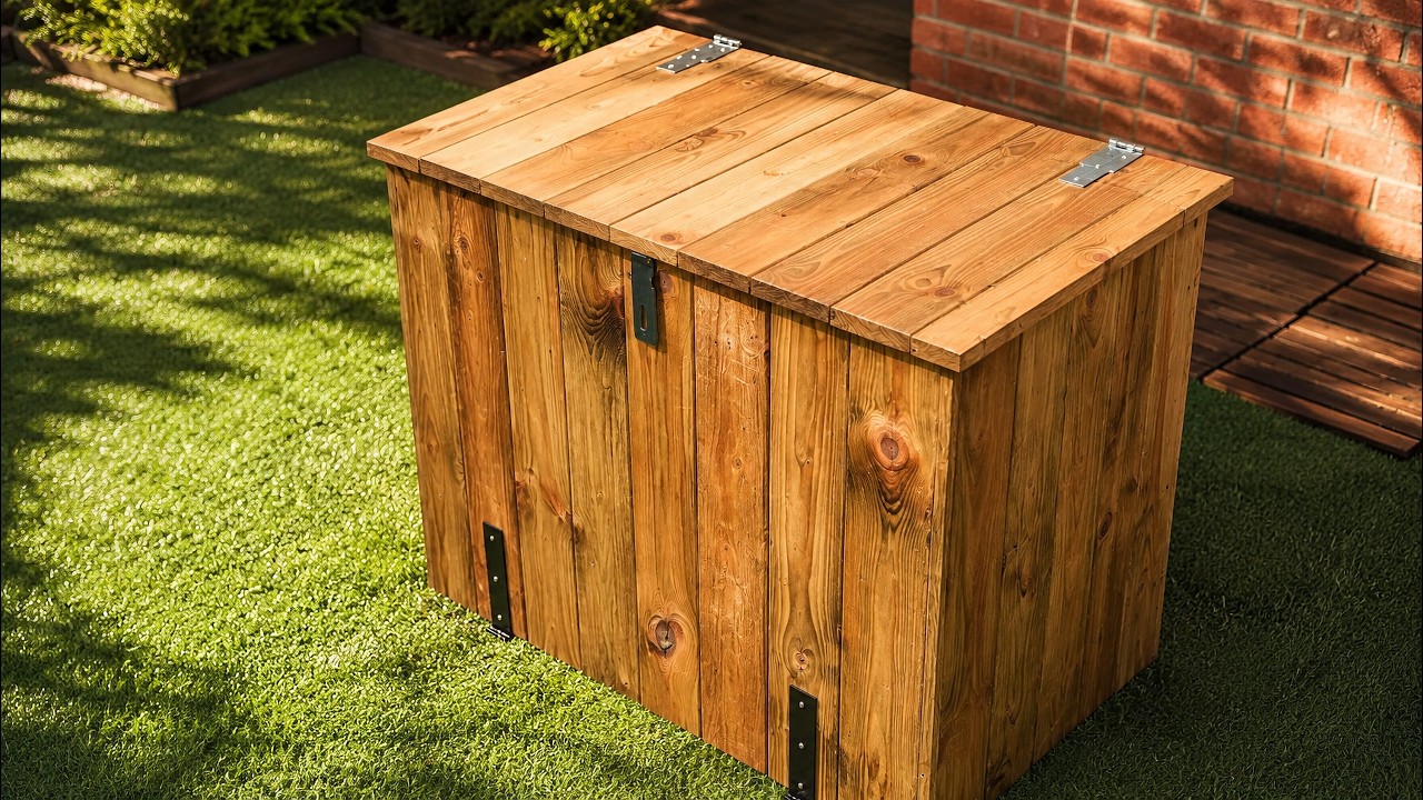COMMENT FABRIQUER UN COFFRE DE JARDIN [TUTO]