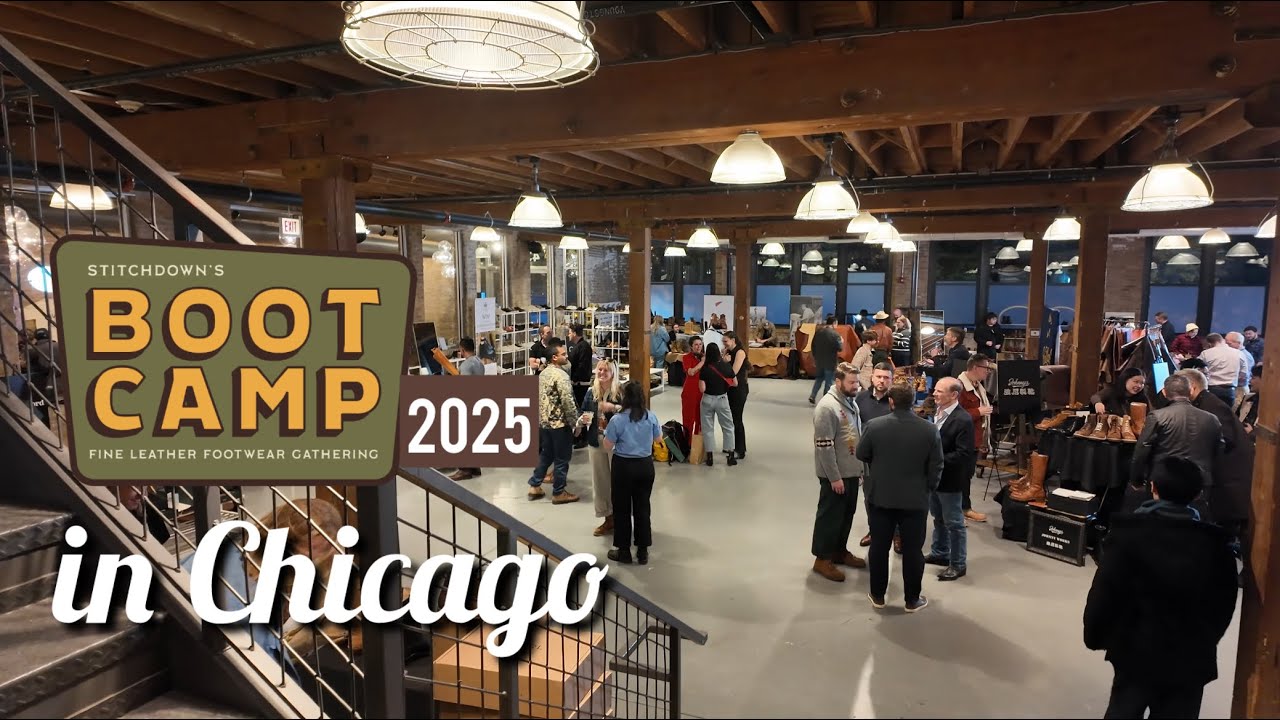 Японец наслаждается @stitchdown Boot Camp 2025 в Чикаго
