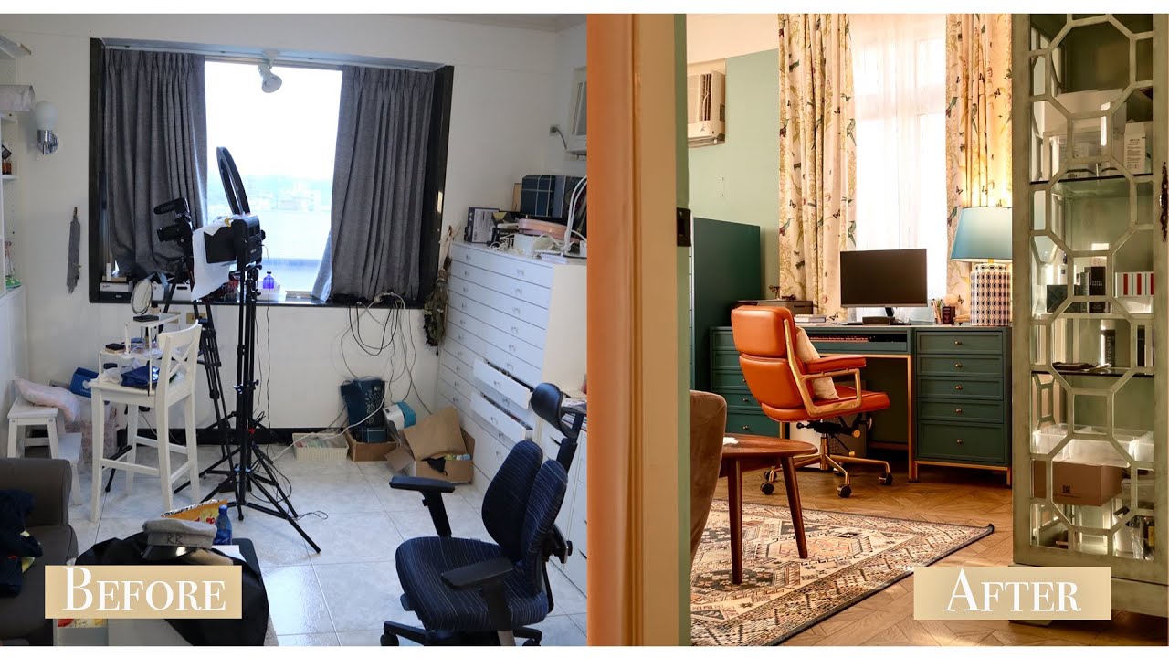 亂葬岡的工作室跟房間整修開箱，現在很美～