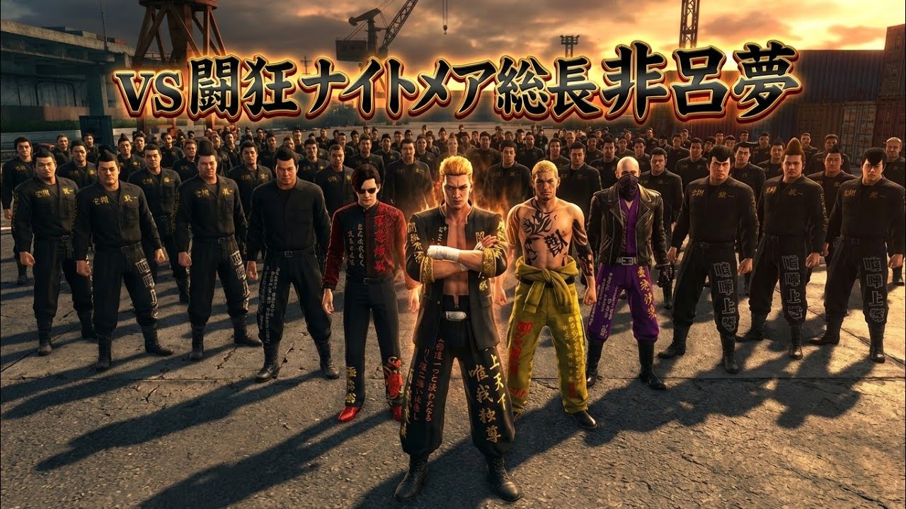 「最終決戦  VS 闘狂ナイトメア総長 非呂夢」龍が如く 極3