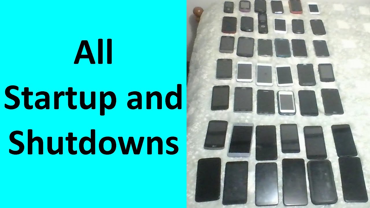 Startup and Shutdown of ALL MY PHONES (September 2024)