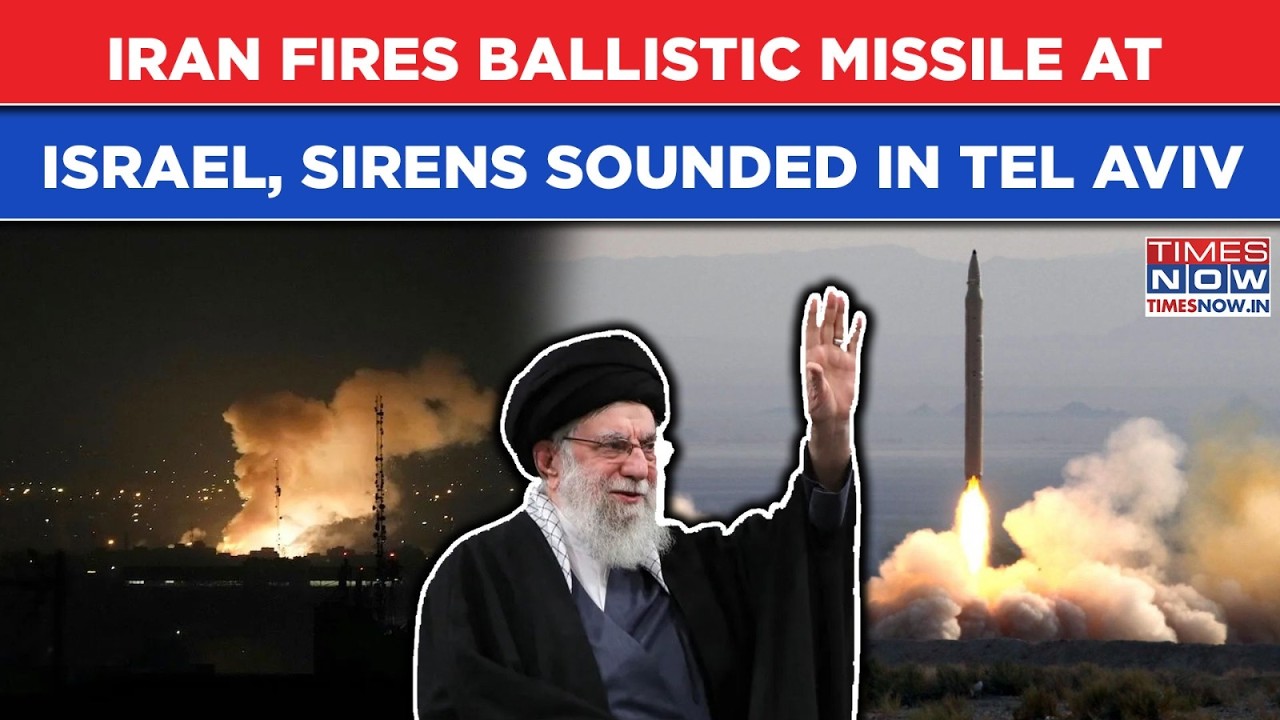 Iran Fires Ballistic Missiles At Israel| Sirens Sounded In Tel Aviv, Jerusalem| IDF Confirms This