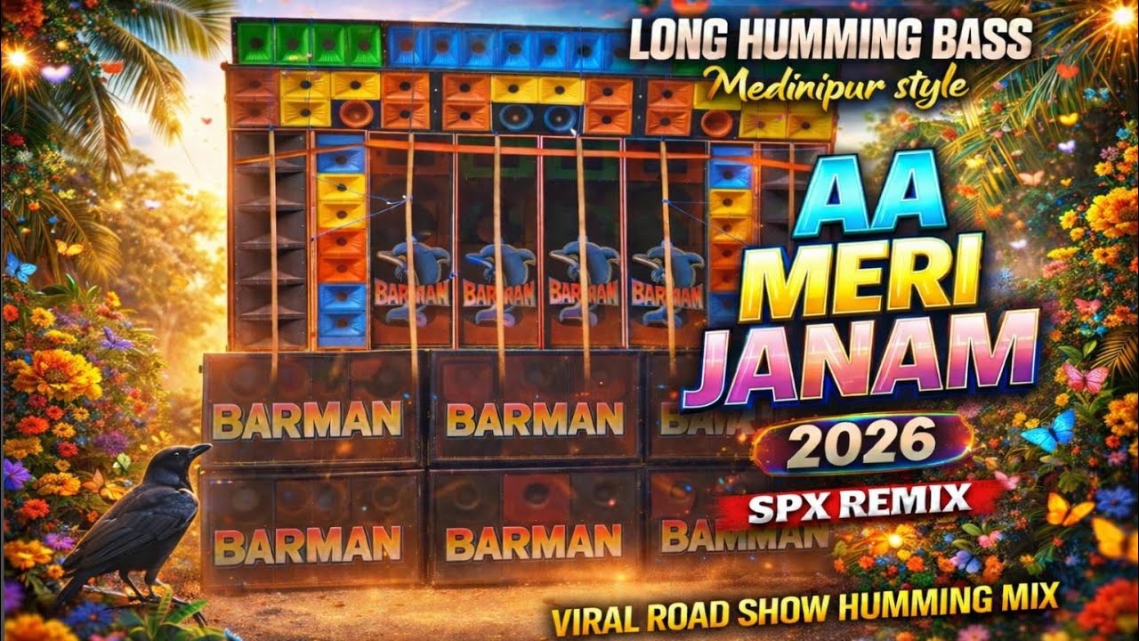 Long Humming Bass | Aa Meri Janam | Hindi Spl 1 Step Humming Spx Remix ✨ Dj Song 