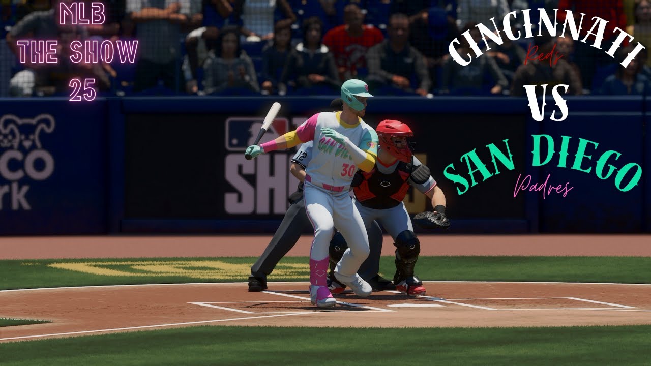 4K/MLB The Show 25-Cincinnati Reds против San Diego Padres/геймплей-PS5