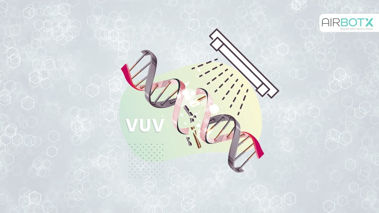 How does UVC react with volatile organic compounds?