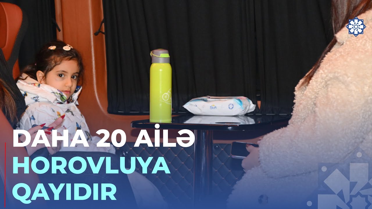Cəbrayıl rayonunun Horovlu kəndinə növbəti köç karvanı yola salınıb