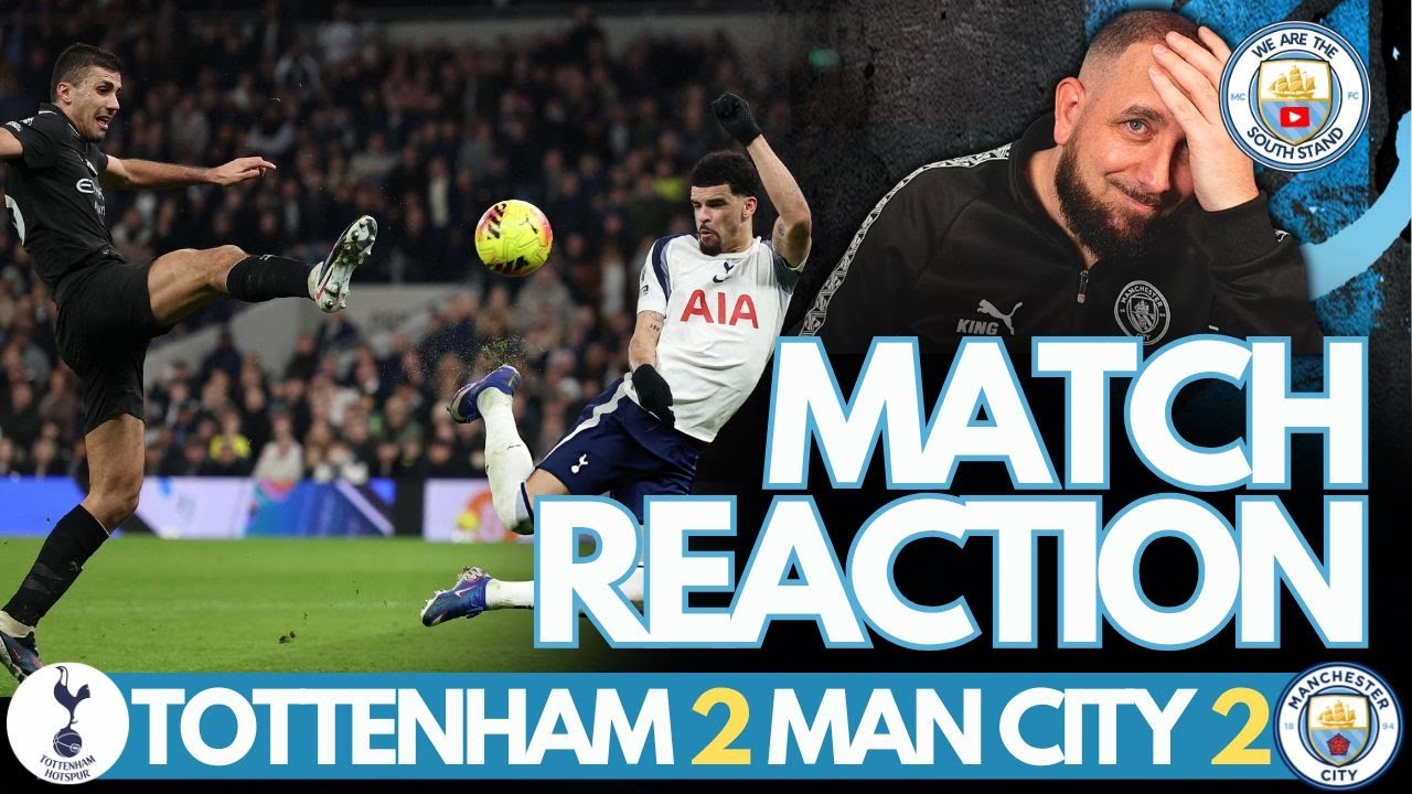 Man City CRUMBLE at Spurs! 😱 | Tottenham 2-2 Man City Analysis | Mentality Issues?