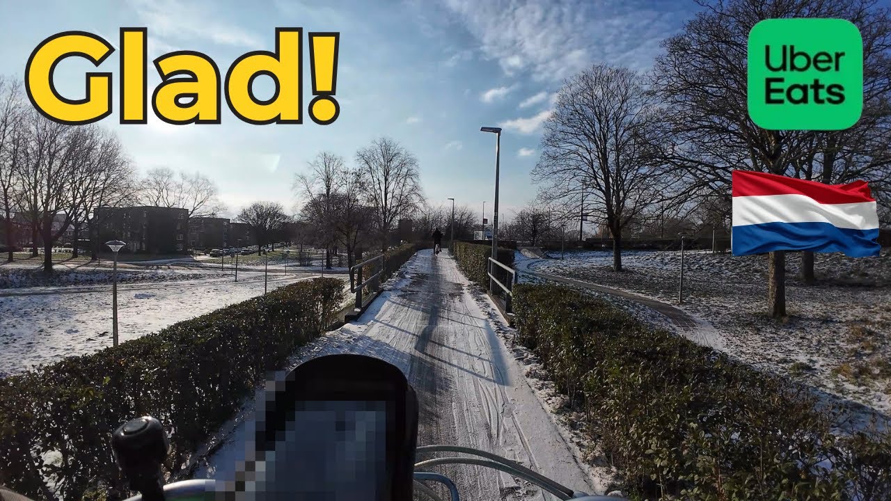 Bij -3°C de stad door… ging dat wel goed? - Uber Eats Arnhem POV