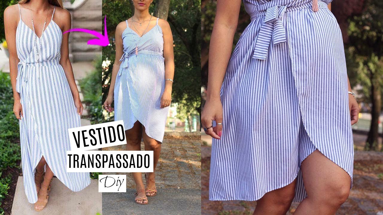 DIY- VESTIDO TRANSPASSADO | GESTANTES E GRÁVIDAS | SÉRIE ROUPAS DA CHINA | DAYSE COSTA