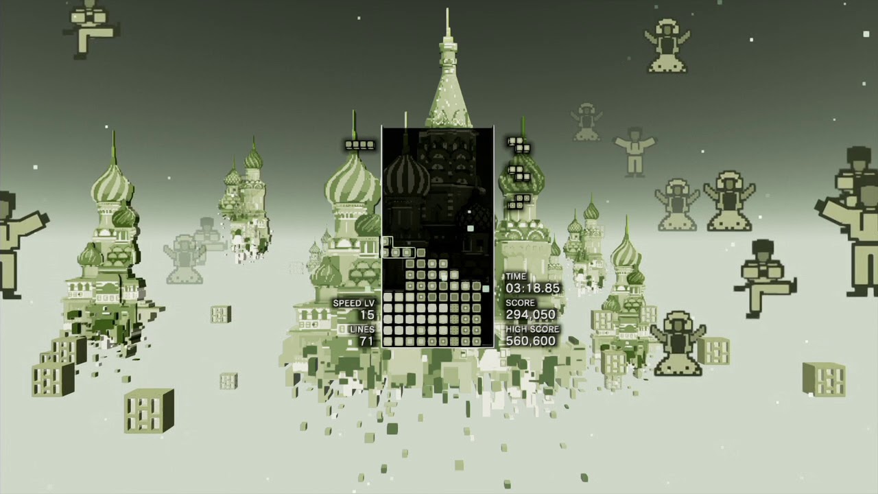 [隠し?]TETRIS EFFECT -1989- マラソン(MARATHON)