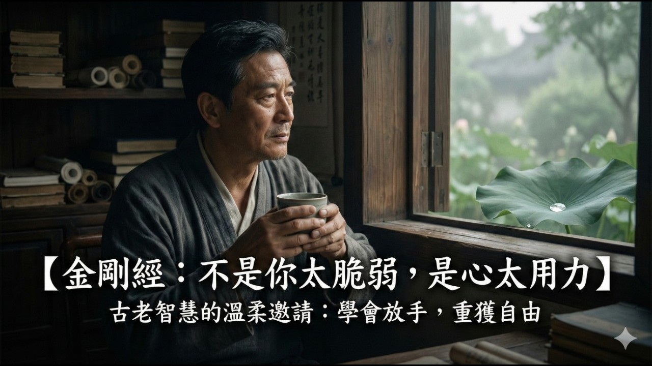 萬歐.舜哥聆聽「金剛經生活智慧」一念間～“不是你太脆弱，是心太用力“