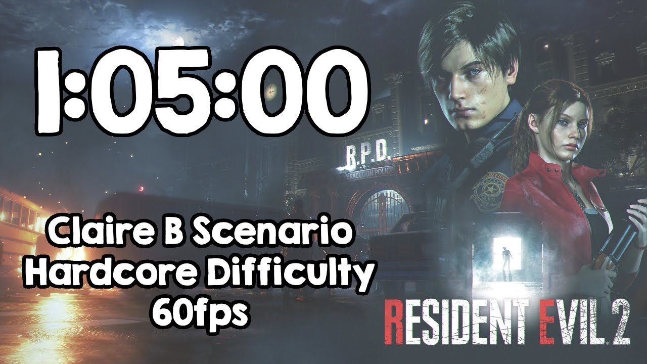 Resident Evil 2 Speedrun 1:05:00