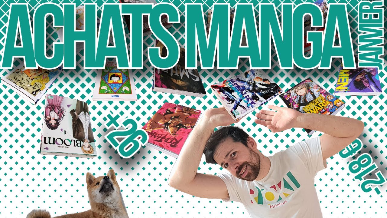 Achats Manga Janvier : 7 nouveaux titres dans ma mangathèque