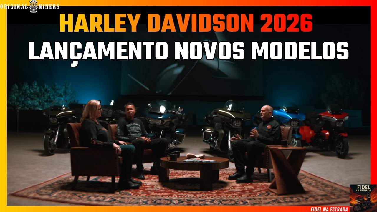 URGENTE: Todos os Lançamentos Harley-Davidson 2026 (Resumo Oficial)