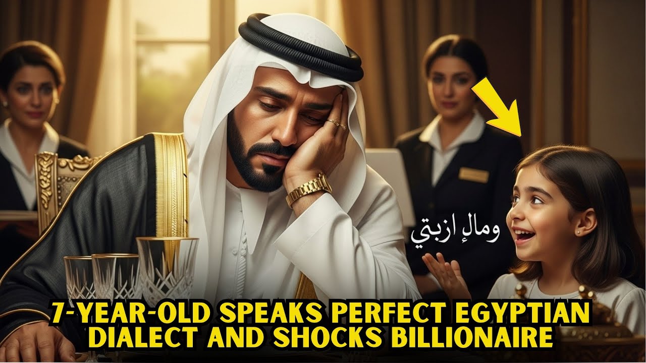 At Dinner, The Arabic Billionaire Felt Alone… Until The Waitress' Daughter Shocked Everyone..