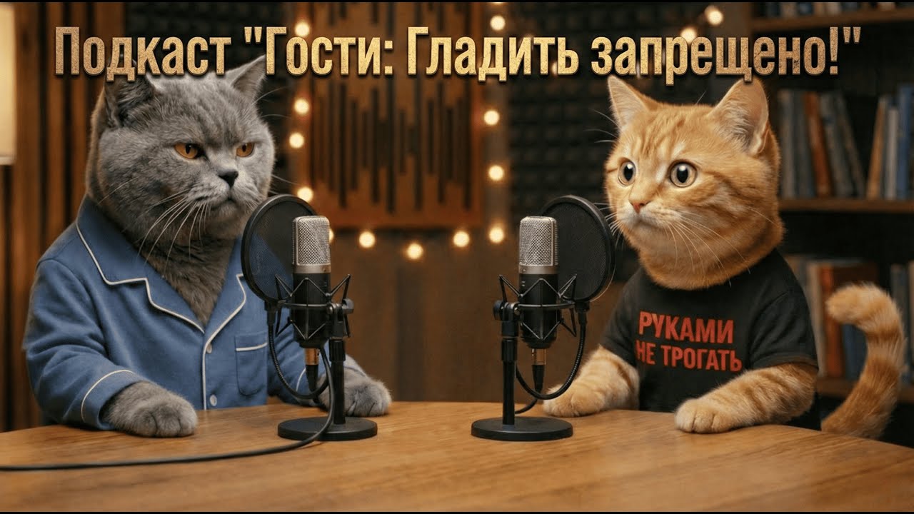 Подкаст котов # 4. «Гости: Гладить запрещено!»