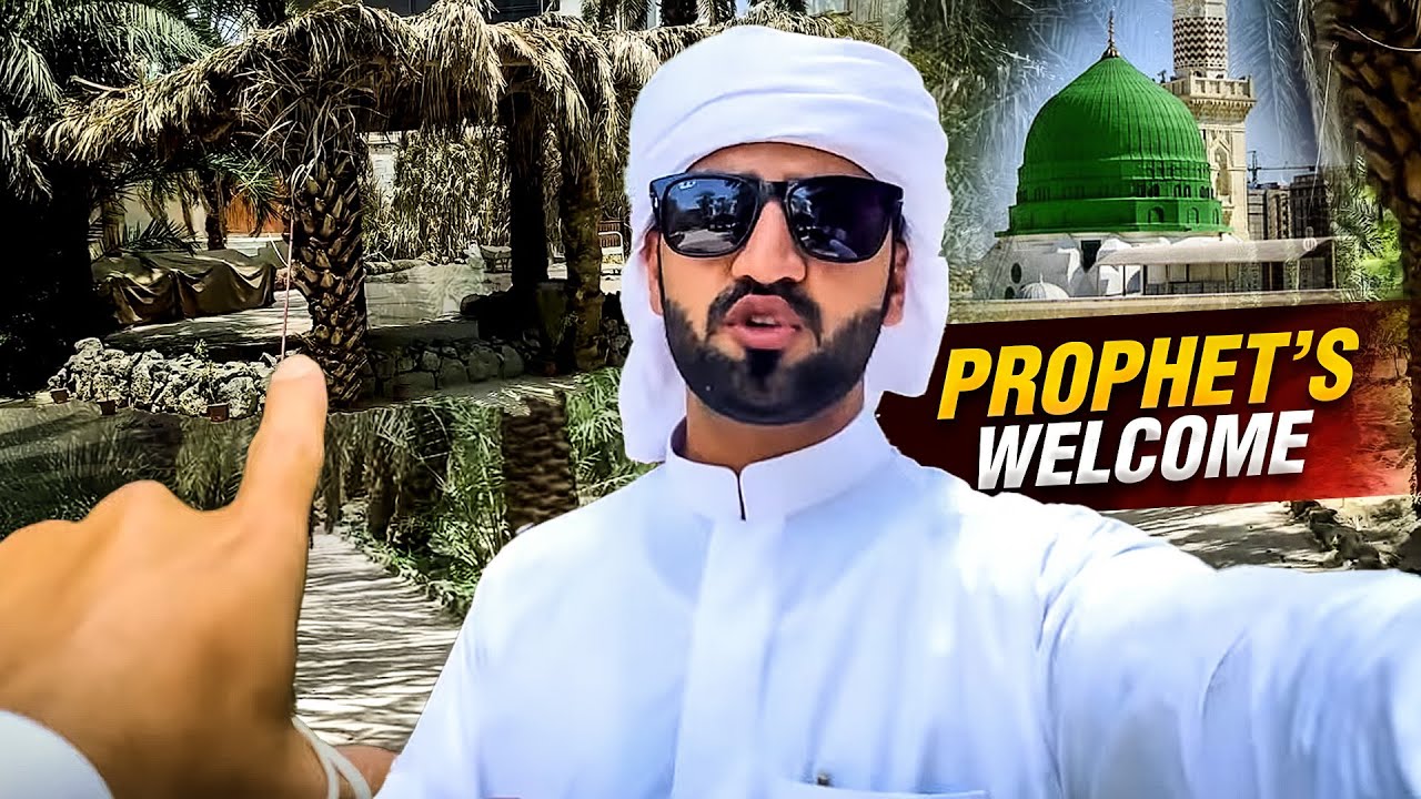 The Garden & Well in MADINAH Where Welcomed The Prophet Muhammad P.B.U.H When migrated n Madina live