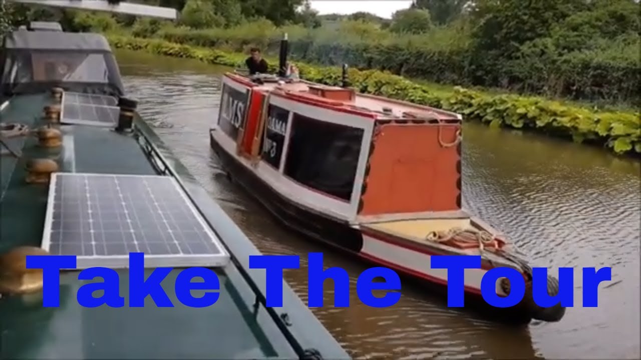 A quick guided tour of narrowboat tug Roama