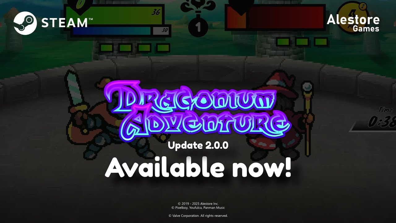 Dragonium Adventure | Update 2.0.0 Trailer (Steam)