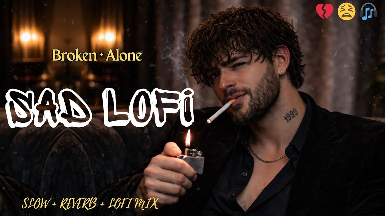 💔 Sad Hindi Lofi Songs 2026 | Heartbreak & Breakup Mix | Slowed Reverb Chill Beats