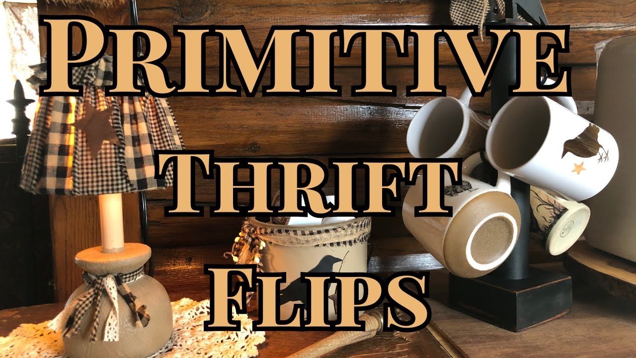 Thrift Flips For A Primitive Coffee Bar